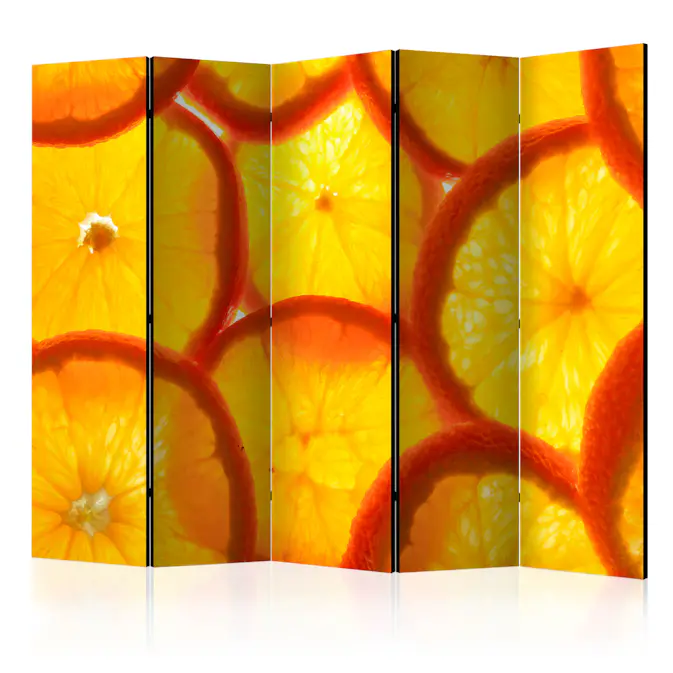 Rumsavdelare Skärmvägg Arkiio Orange Slices II 225x172 cm