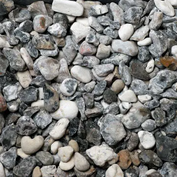 Dekorsten Magrab Krossprodukter Svartvit Sjösten 16-32 mm, 1000 kg Säck