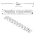 Golvbrunn Blücher Art Deco