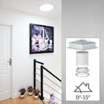 Ljustunnel Velux TCF för Platt Tak Flexrör