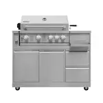Gasolgrill Myoutdoorkitchen Inox Range med 4 Brännare och Infravärme