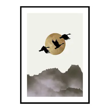 Poster Gallerix Silhouette No3