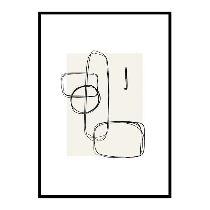 Poster Gallerix Abstract Brushed No1