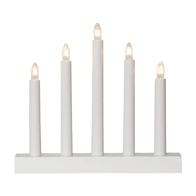 Ljusstake Star Trading Inez 5-armad Adventsljusstake
