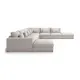 U-Soffa Bloomington Dubai Large Modulsoffa med Vänster Divan & Linneklädsel