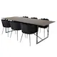 Matgrupp furniture/fashion Palaba med 6 Limhamn Stolar