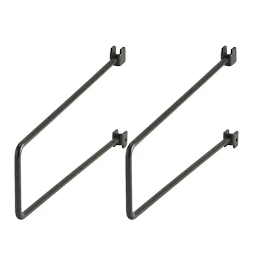 Bokstöd Elfa Sparring för Skena 250 mm 2-pack