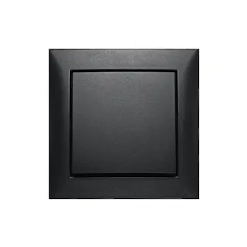 Strömställare Hager Kors Komplett med Ram Insats med Klor Snabbanslutning S.1