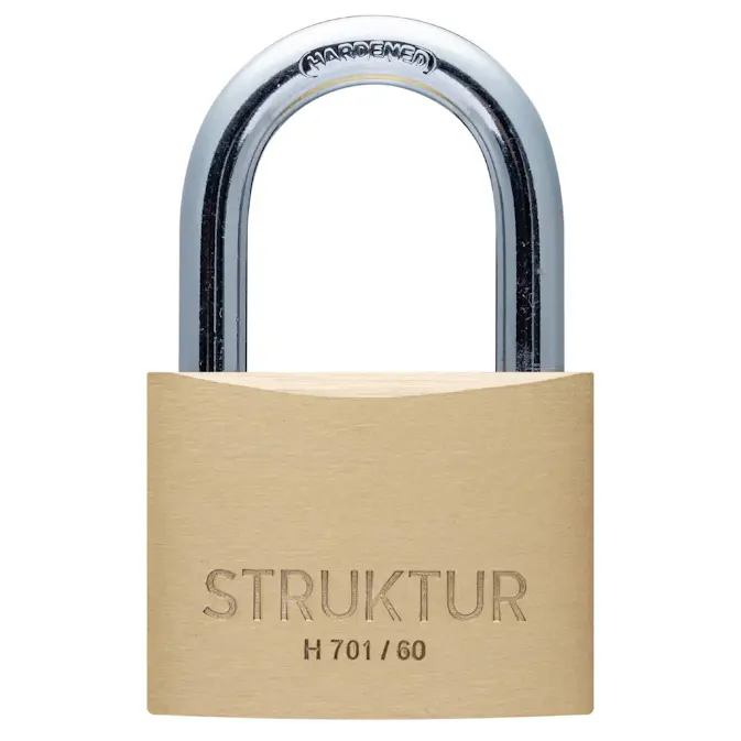 Hänglås Millers Mässing H 701/60