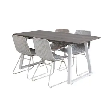 Matgrupp Venture Home Ina med 4 Cornelia Stolar