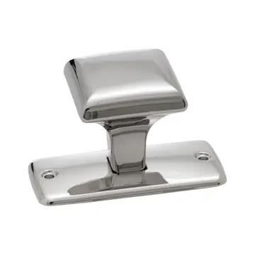 Knopp Beslag Design Platta 25568 Förnicklad