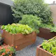 Odlingslåda Flexigarden Cortenplåt 2 mm 800x1200x600 mm