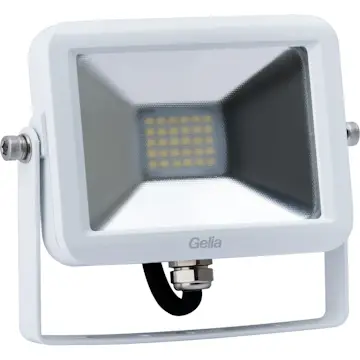 Strålkastare Gelia LED 20W IP65 0,5m Kabel med Stickpropp