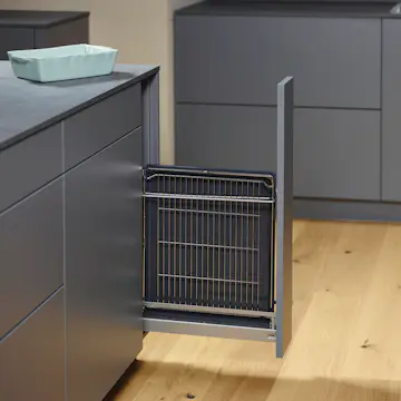 Bänkskåpsutdrag Theofils Kesseböhmer Base No.15 Arena Classic Bakplåt 481 mm Grå/Silver