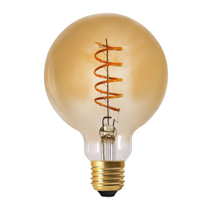 LED-lampa PR Home Elect Spiral Globe Fil 95 mm