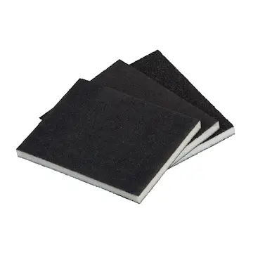 Slipsvampar Wolfcraft 3 st Korn 60,120,180