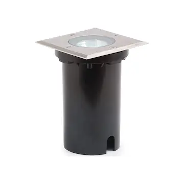 Markspot Gnosjö Konstsmide 230V GU10 Lågenergi Fyrkantig Silver