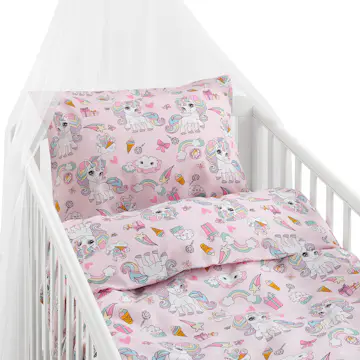 Påslakanset Borganäs of Sweden Enhörning Spjälsäng