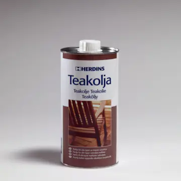 Teakolja Herdins Träolja Utomhus Transparent 1L