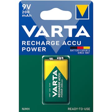 Batteri Varta Laddningsbart batteri 9V 200 mAh