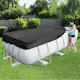 Poolöverdrag Bestway Flowclear PVC Svart 4,12 x 2,01 m Poolskydd