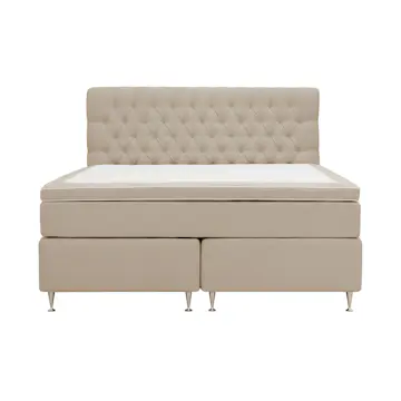 Kontinentalsäng Berg & Strand Hilton Lyx Komplett Sängpaket 160x200 cm med Knappad Sänggavel