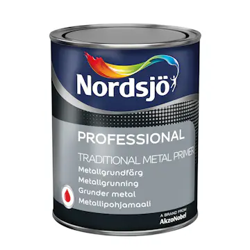 Rostskyddsgrundfärg Nordsjö Professional Traditional Metal Primer Röd