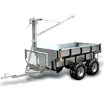 Skogs- och timmervagn ATV Metalcraft
