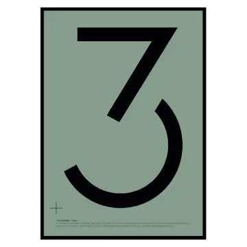 Poster Gallerix Graphical Number 3