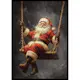 Poster Gallerix Santa On A Swing
