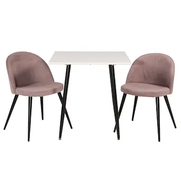 Matgrupp Venture Home Pobbie med 2 Valentina Stolar Manchester