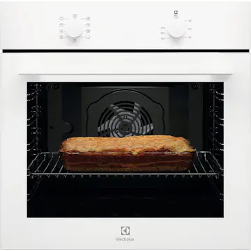 Inbyggnadsugn Electrolux EOB105V Vit med Varmluft och AquaClean