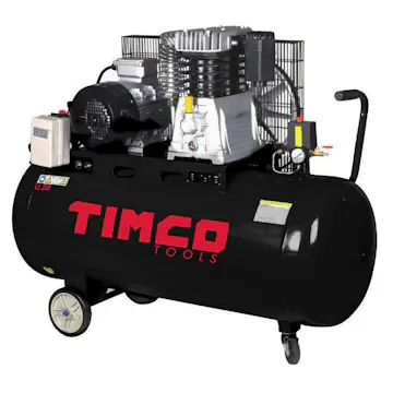 Kompressor Timco 4HP 200L med Remdrift