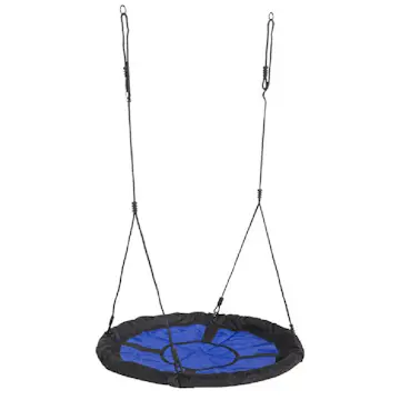 Gunga PLUS Svart/Blå Fågelbogunga Ø 98 cm