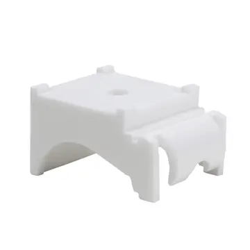 Gardintillbehör Kirsch Väggfäste för Elite-skenan Vit