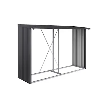 Vedförråd Biohort Woodstock 300 Metallic Mörkgrå