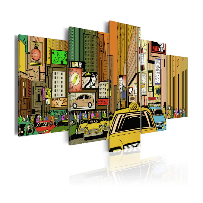 Tavla Arkiio The Streets Of New York City In Cartoons