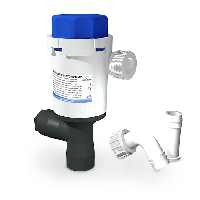 Pump Albin Group Marine Twinport Aerator 500 GPH 12V