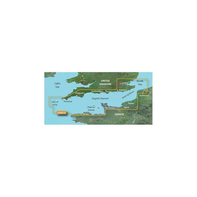 BlueChart Garmin g3 Vision Sjökort Europa