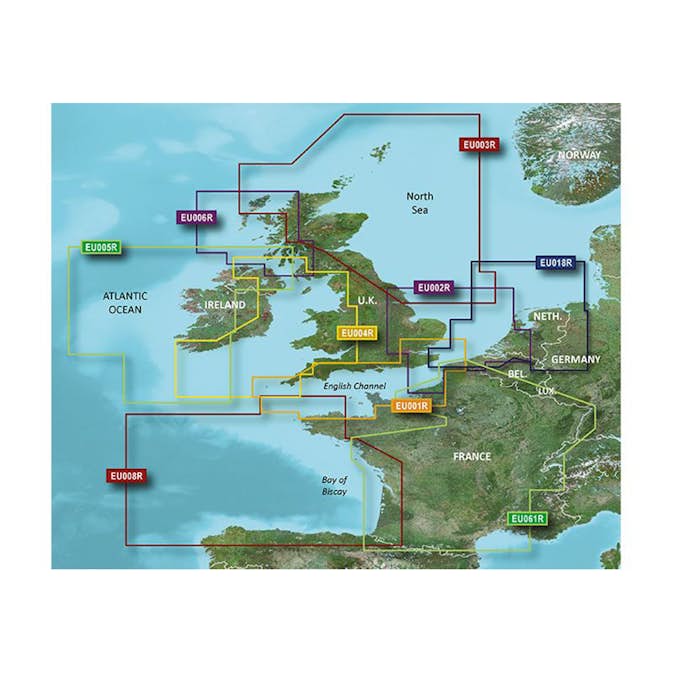 BlueChart Garmin g3 Sjökort Europa