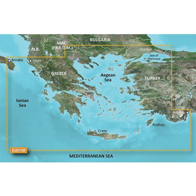 BlueChart Garmin g3 Sjökort Europa