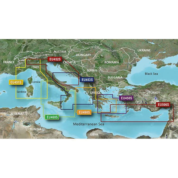 BlueChart Garmin g3 Sjökort Europa
