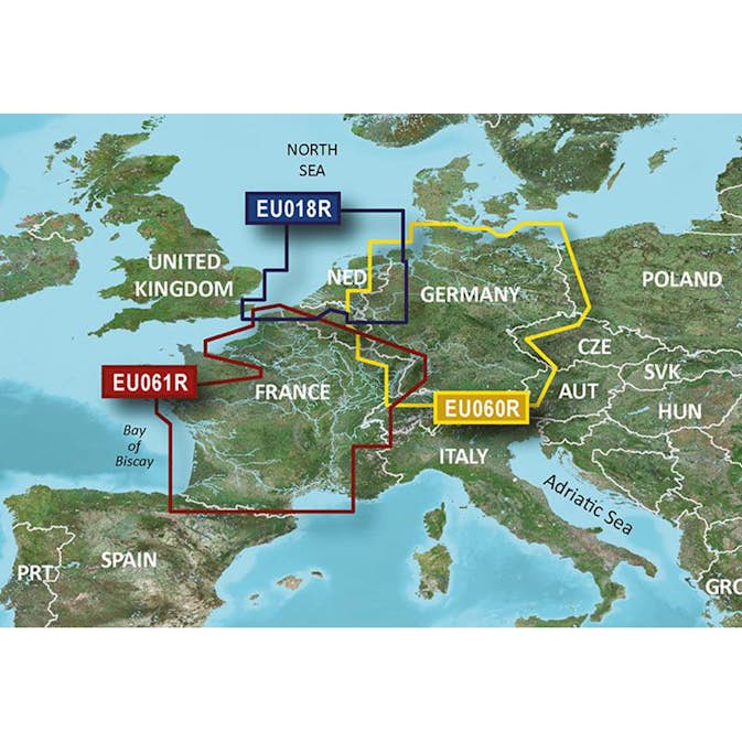 BlueChart Garmin g3 Sjökort Europa