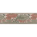 Tapet Duro Gammalsvenska Bård Värmlands Säby Röd 020-04