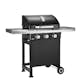 Gasolgrill Landmann Rexon PTS 3.0 Rostfritt Stål med 3 Brännare & Fällbara Bord