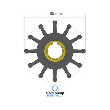 Impellerkit Albin Group Marine Premium 06-01-019