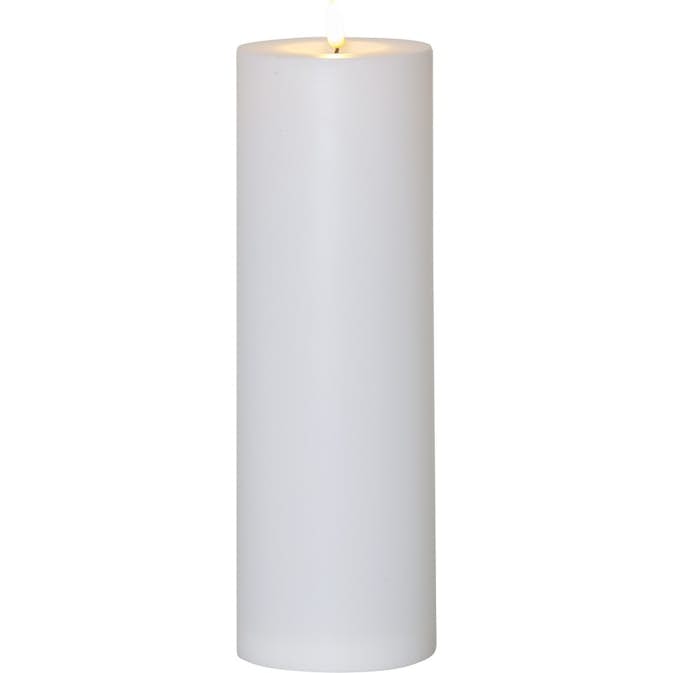 LED-Ljus Star Trading Flamme Rak Vit