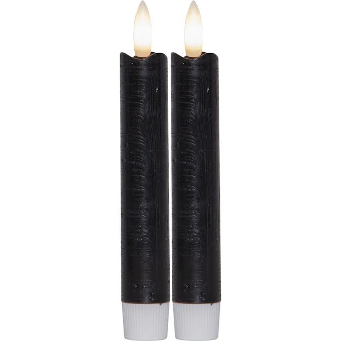 Antikljus Star Trading Flamme 2-pack Svart 150 mm