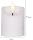LED-Blockljus Star Trading Flamme Rustic 2-pack
