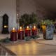 Blockljus Star Trading Flamme LED Röd Batteriljus